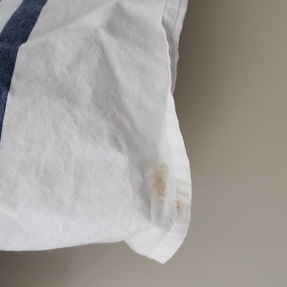 NWT Vineyard Vines Breaker Stripe Off‑The‑Shoulder Top White/Navy Size XS - Picture 3 of 7